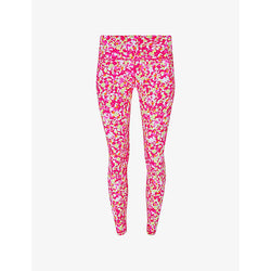 Sweaty Betty Power 7/8 dab-print high-rise skinny stretch-nylon leggings