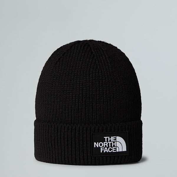 The North Face Tnf Logo Box Cuffed Beanie Tnf Black male