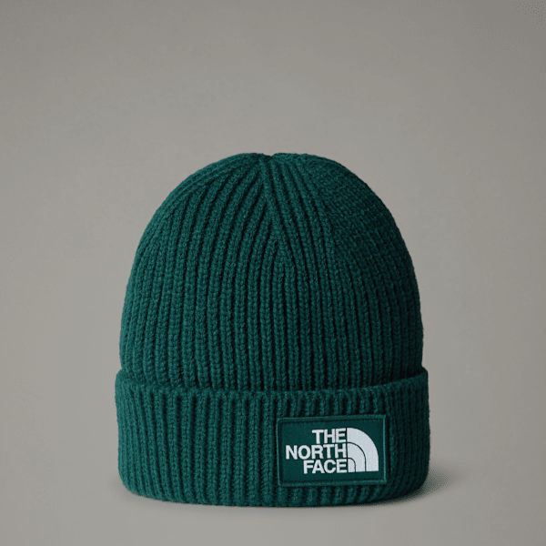 The North Face Tnf Logo Box Cuffed Beanie Deep Nori-duck Green