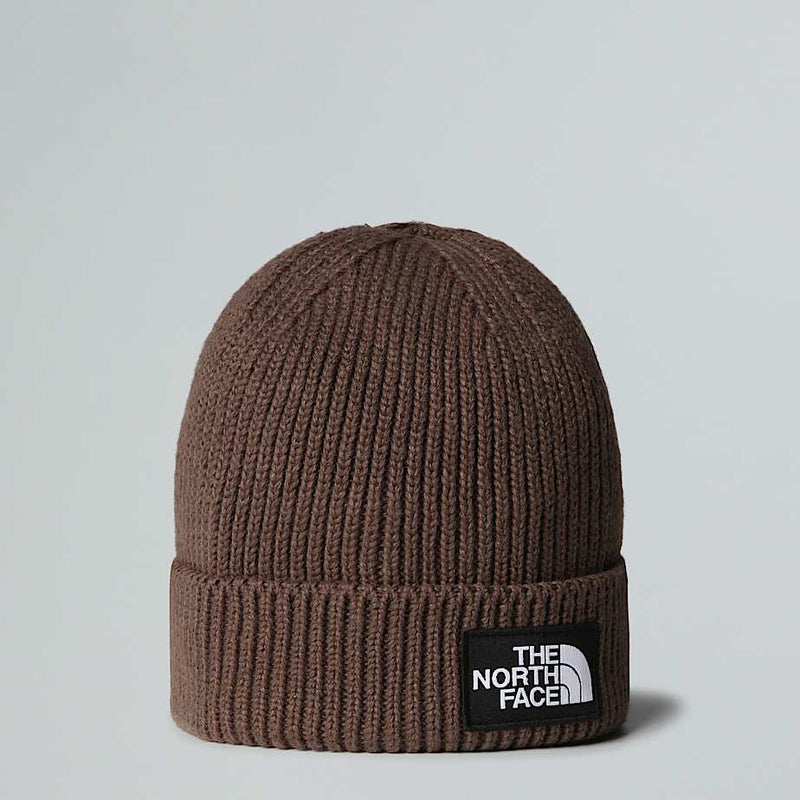 The North Face Tnf Logo Box Cuffed Beanie Smokey Brown male