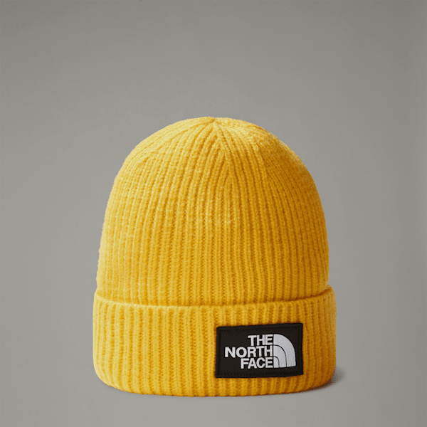 The North Face Tnf Logo Box Cuffed Beanie Summit Gold One