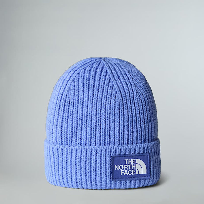 The North Face Tnf Logo Box Cuffed Beanie Virtual Blue-indigo Plum male