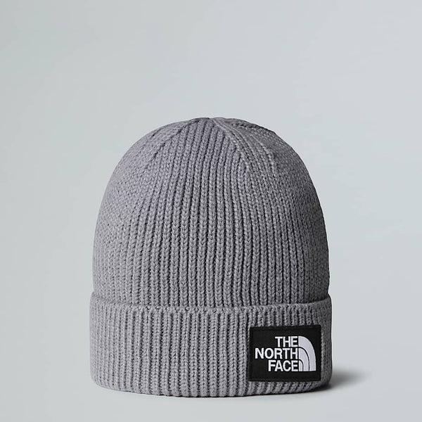The North Face Tnf Logo Box Cuffed Beanie Tnf Medium Grey Heather male