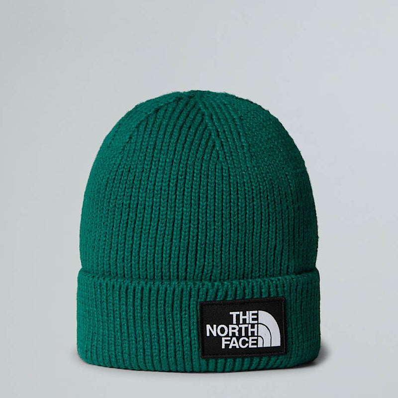 The North Face Tnf Logo Box Cuffed Beanie Evergreen male