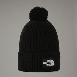 The North Face Tnf Logo Box Pom Beanie Tnf Black One Size male | LYBSTORE