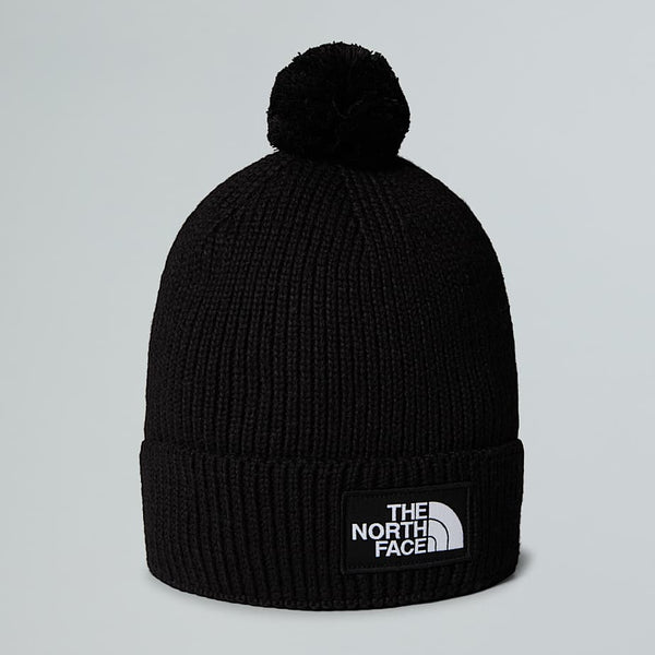 The North Face Tnf Logo Box Pom Beanie Tnf Black male