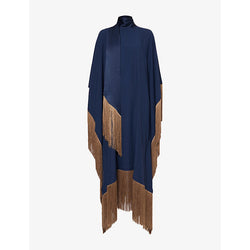  Taller Marmo Mrs Ross fringed-trim woven kaftan