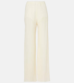 Taller Marmo Zoagli cotton and silk-blend straight pants