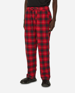 Tekla Flannel Plaid Pijamas Pants Red