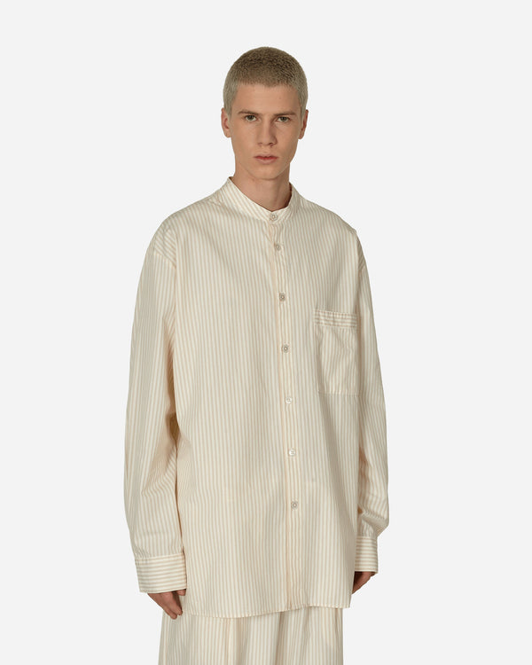 Tekla Birkenstock Stripes Longsleeve Shirt Wheat