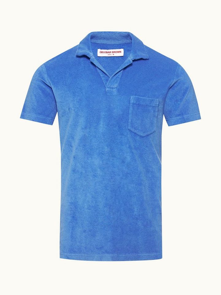 Terry Towelling - Tidal Tailored Fit Organic Cotton Towelling Resort Polo Shirt