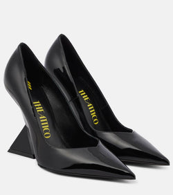 The Attico Cheope leather pumps