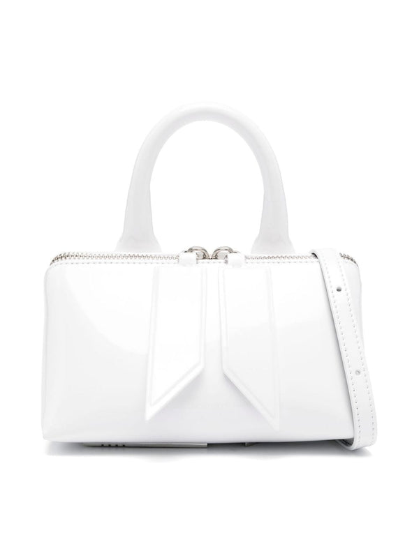 The Attico Friday Metallized Leather Handbag