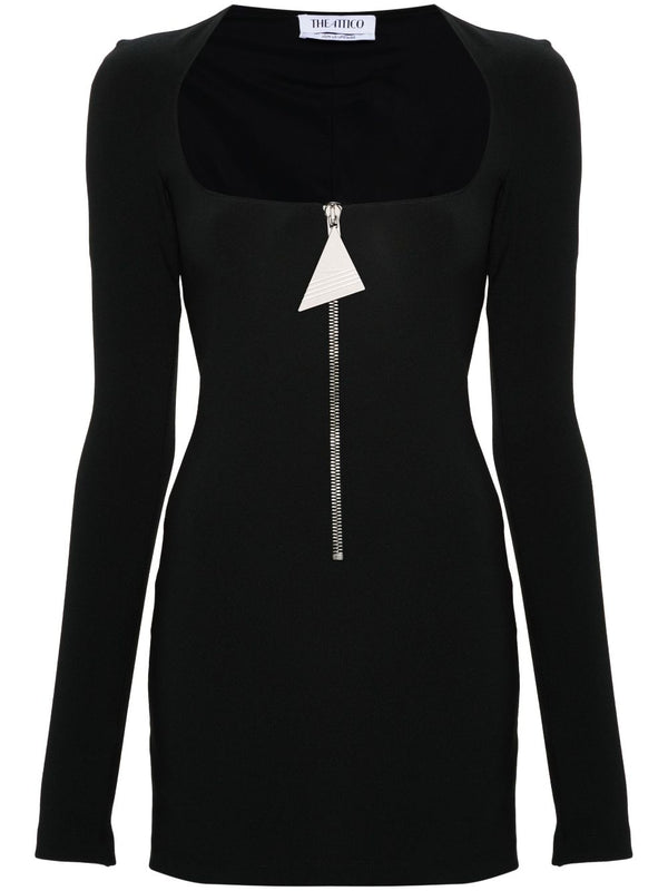 The Attico Half Zip Mini Dress