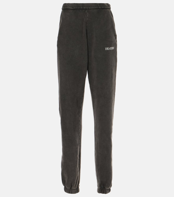 The Attico Penny logo cotton sweatpants