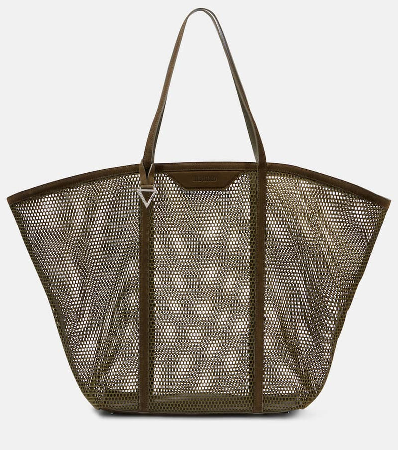 The Attico Via Del Mare mesh tote bag