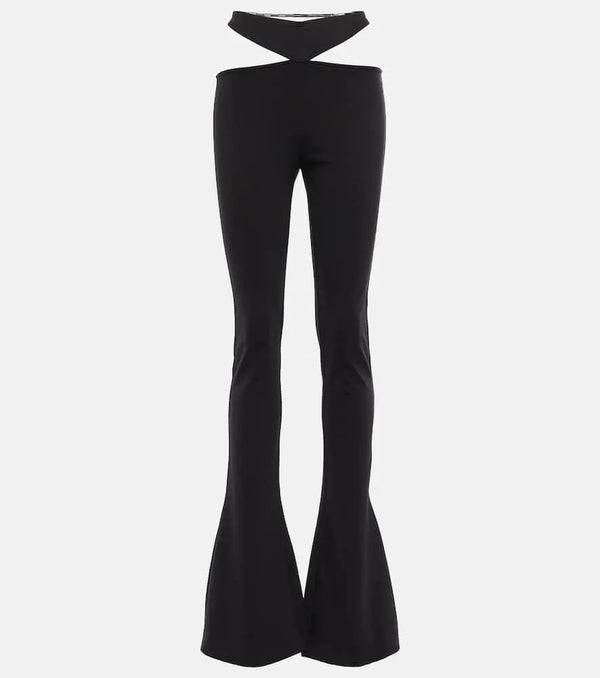 The Attico Waist cutout slim pants