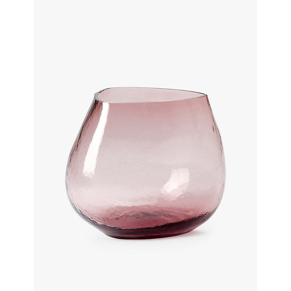 The Conran Shop Smoke mouth-blown glass vase 24.cm x 20.7cm