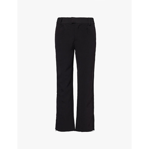 Mens The Couture Club Ultimate Split Hem Smart straight-leg regular-fit stretch-woven trousers