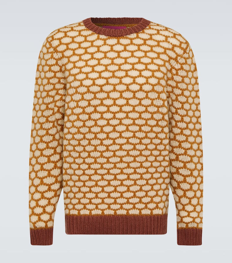 The Elder Statesman Jacquard cashmere sweater