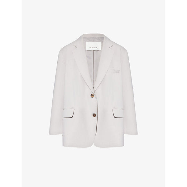 The Frankie Shop Bea relaxed-fit stretch-crepe blazer | LYBSTORE