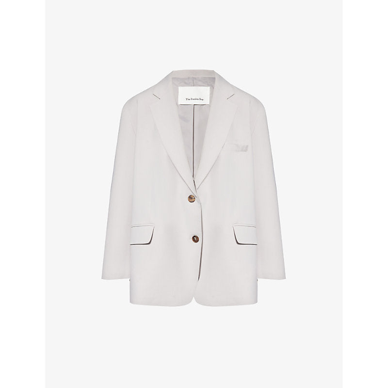 The Frankie Shop Bea relaxed-fit stretch-crepe blazer | LYBSTORE