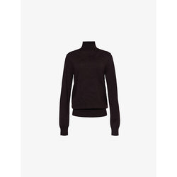 Womens The Frankie Shop Eve roll-neck merino-wool jumper