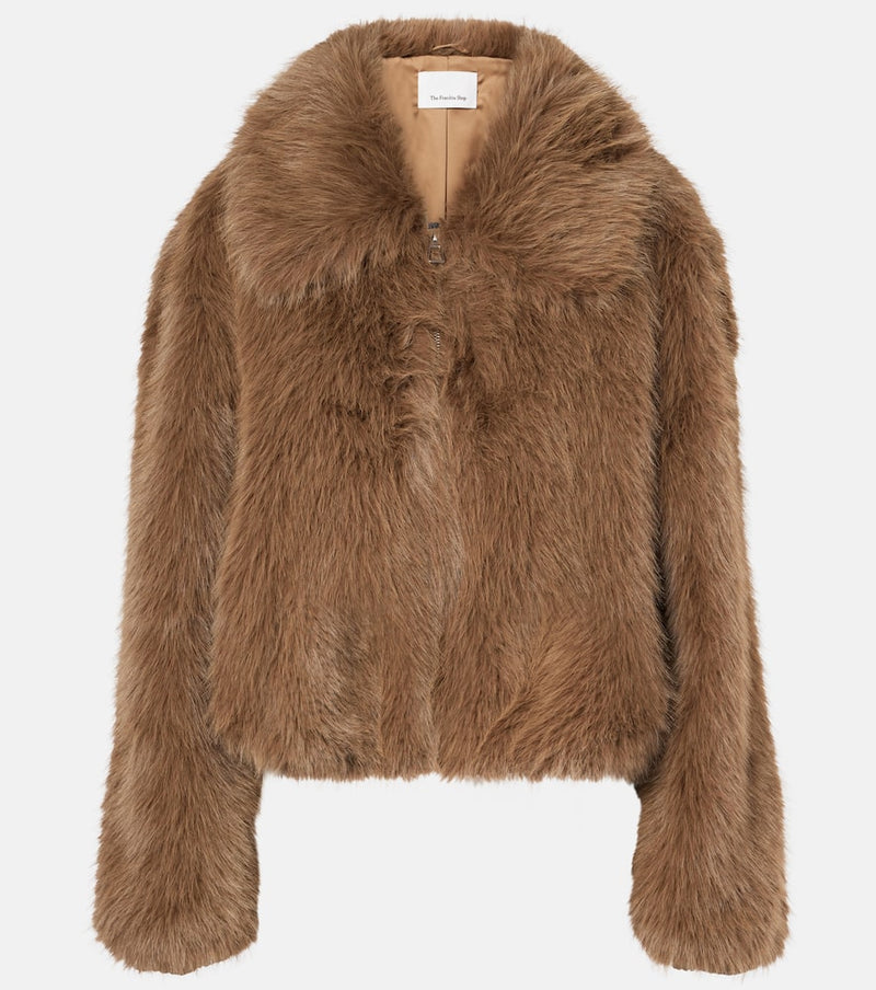 The Frankie Shop Hope faux fur jacket