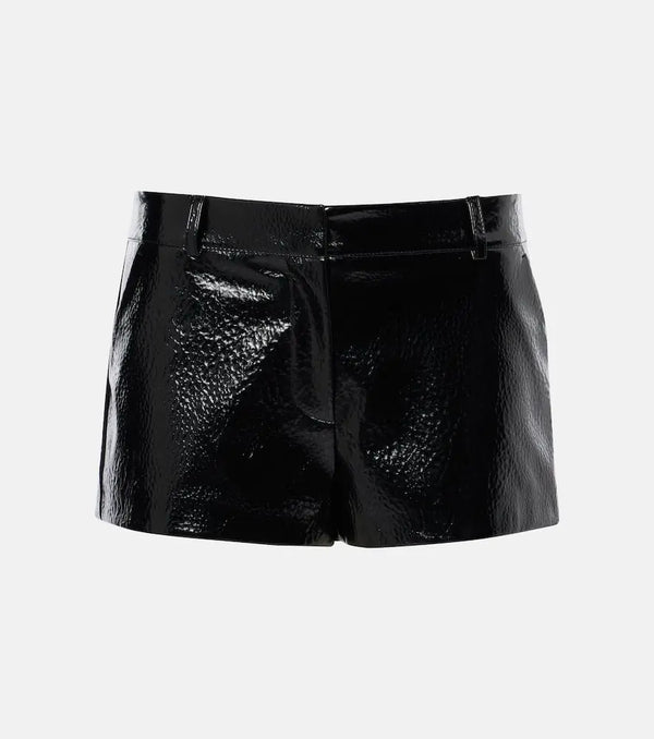 The Frankie Shop Kate faux leather shorts | LYBSTORE