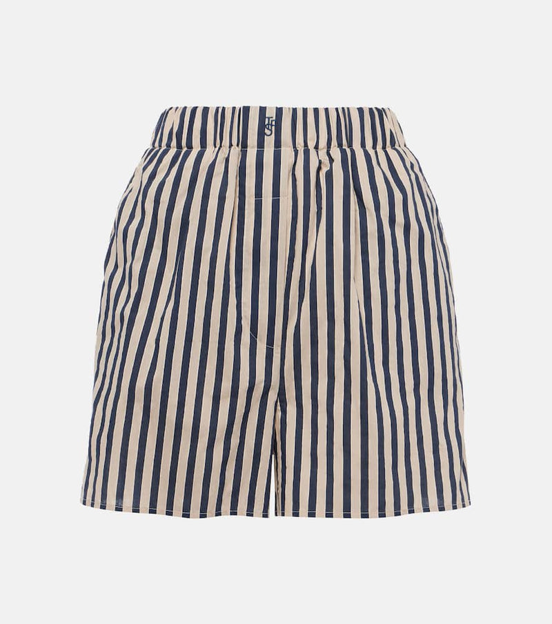 The Frankie Shop Lui cotton-blend Bermuda shorts | LYBSTORE