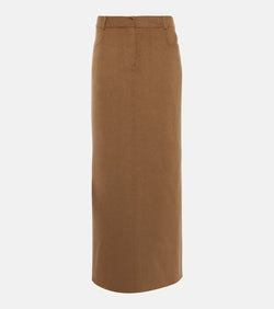 The Frankie Shop Malvo wool-blend maxi skirt