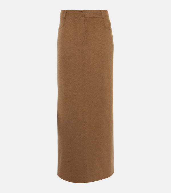 The Frankie Shop Malvo wool-blend maxi skirt | LYBSTORE