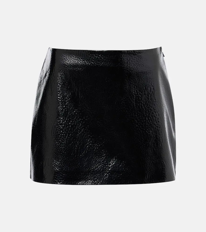 The Frankie Shop Mary faux leather miniskirt