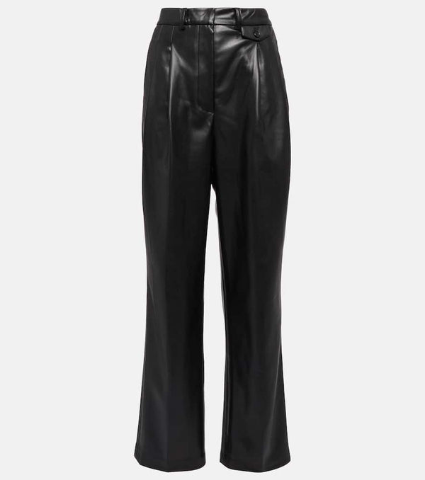 The Frankie Shop Pernille straight faux leather pants