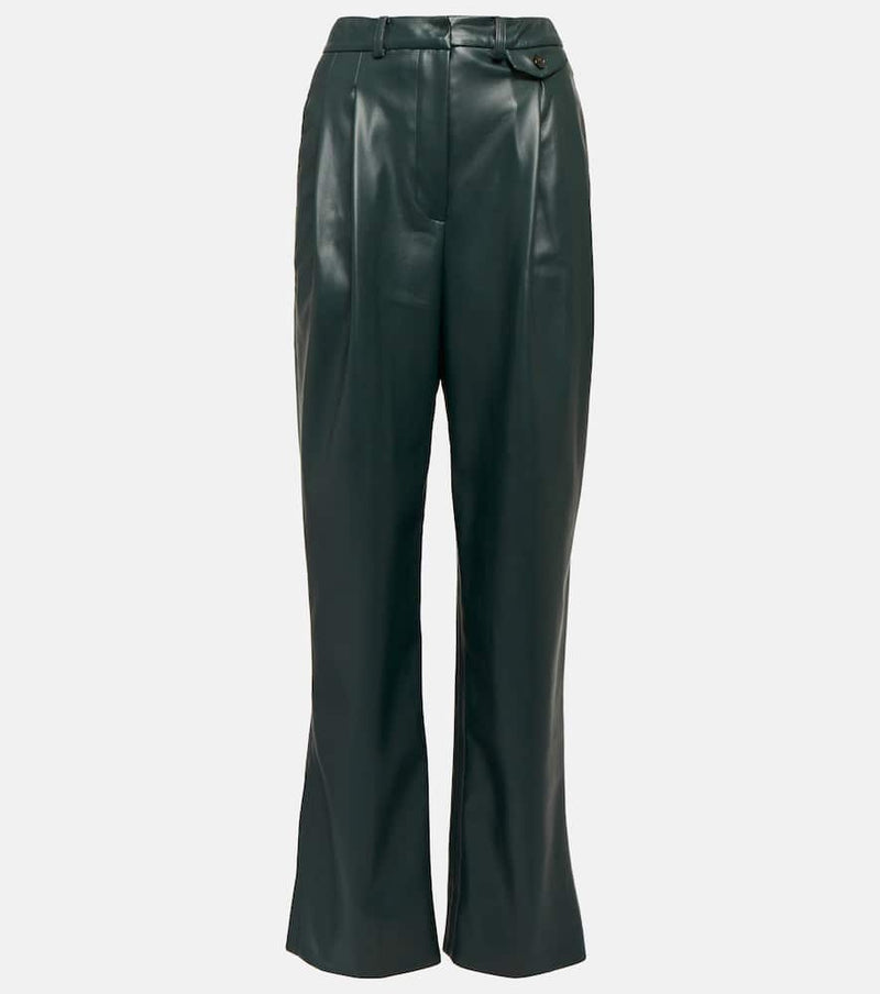 The Frankie Shop Pernille straight faux leather pants