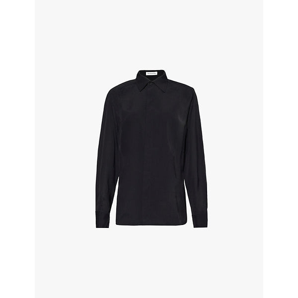  The Frankie Shop Sophie long-sleeve woven shirt