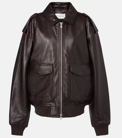 The Frankie Shop Viper leather jacket