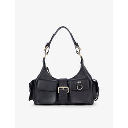 Womens The Kooples Amelia multi-pocket leather shoulder bag