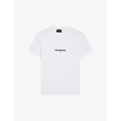 Mens The Kooples Brand-print cotton T-shirt