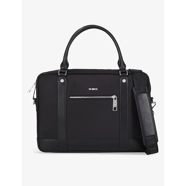 The Kooples Branded leather briefcase | The Kooples