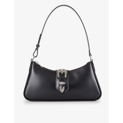 The Kooples Joe glazed-leather shoulder bag | LYBSTORE