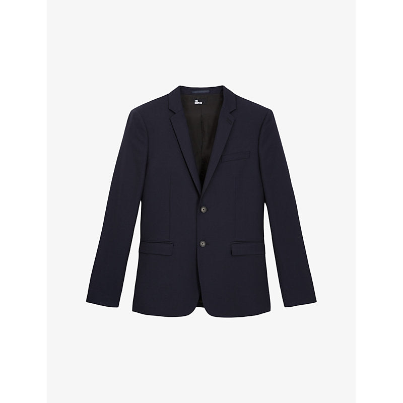 The Kooples Straight-cut single-breasted wool blazer