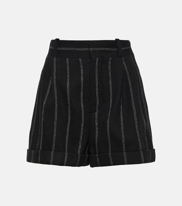 The Mannei Kudebi pinstripe wool shorts | LYBSTORE