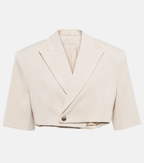 The Mannei Wjosa wool, silk, and linen blazer | LYBSTORE