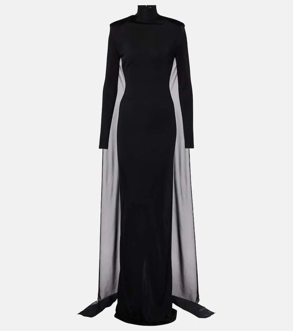 The New Arrivals Ilkyaz Ozel Xanthe jersey tulle gown