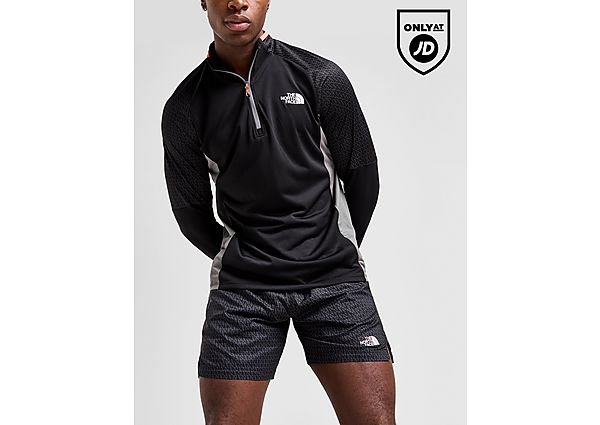 The North Face All Over Print 24 7 Shorts Black