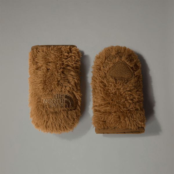 The North Face Baby Bear Suave Oso Mittens Utility Brown months unisex