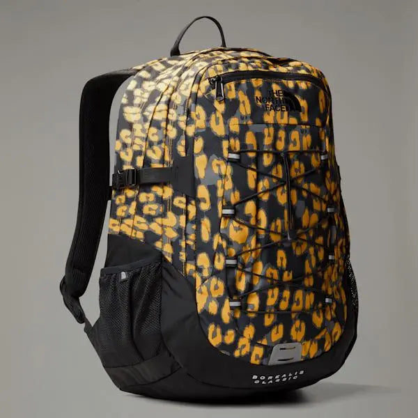 The North Face Borealis Classic Backpack Summit Gold Leopard Print One