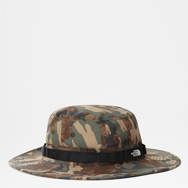 The North Face Class V Brimmer Hat Kelp Tan Tnf Camo Print