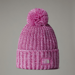 The North Face Cosy Chunky Cabin Beanie Dragonfruit-deep Mulberry-beetroot-mauve One